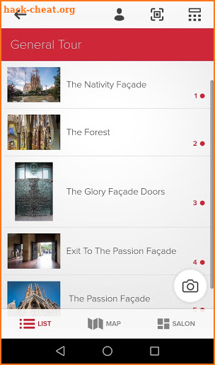 Sagrada Familia App screenshot