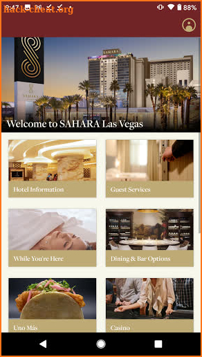 SAHARA Las Vegas screenshot