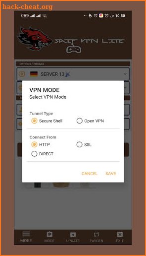 SAIF VPN LITE screenshot