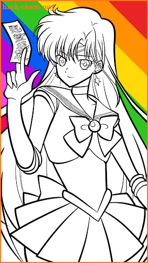 Sailor Moon Coloring Book screenshot