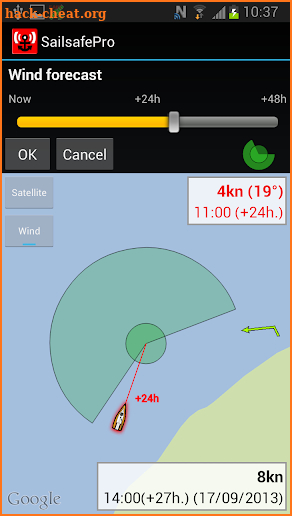 Sailsafe Pro. Anchor alarm. screenshot