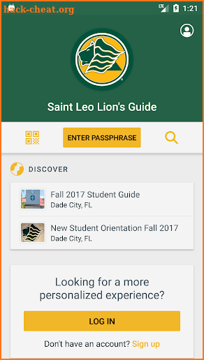 Saint Leo Lion's Guide screenshot