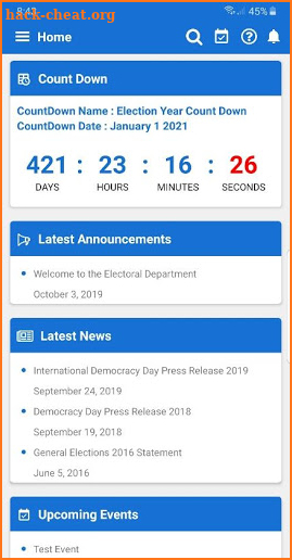 Saint Lucia Electoral screenshot