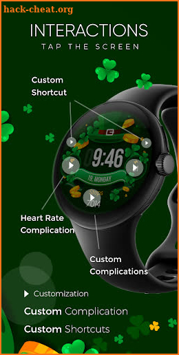 Saint Patrick's Day Watch Face screenshot