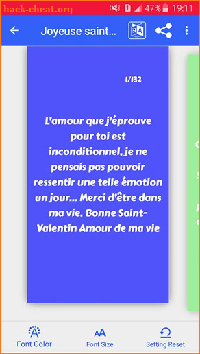 Saint Valentin 2019  Message –  Valentine - SMS screenshot