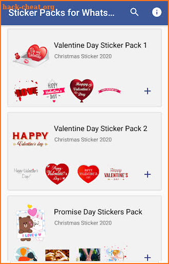 Saint Valentin Stickers 2020 (WAStickerApps) screenshot
