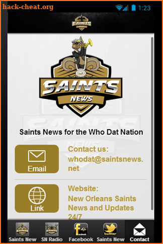 Saints News Radio Network screenshot