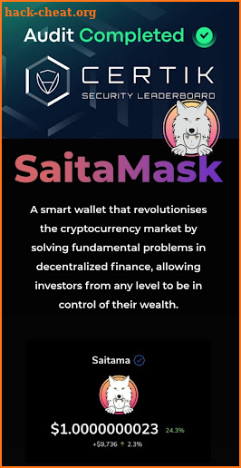 SaitaMask Wallet screenshot