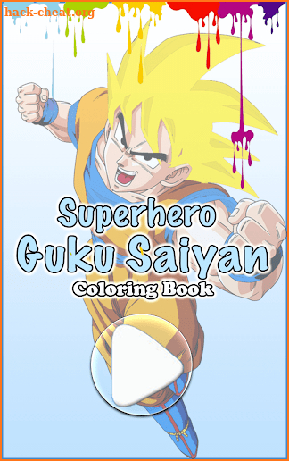Saiyan DBZ Hero Goku Coloring Book Free screenshot