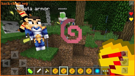 Saiyan Mod for Minecraft screenshot