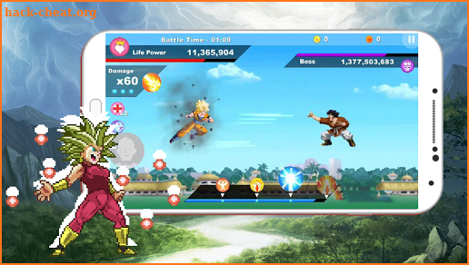 Saiyan: Tap Battle of Gods screenshot