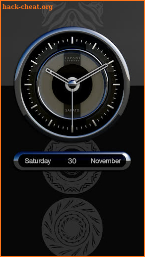 Sakato HD Design Clock Widget screenshot