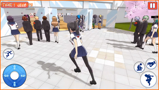 Sakura Anime Girl Fun Life 3D screenshot