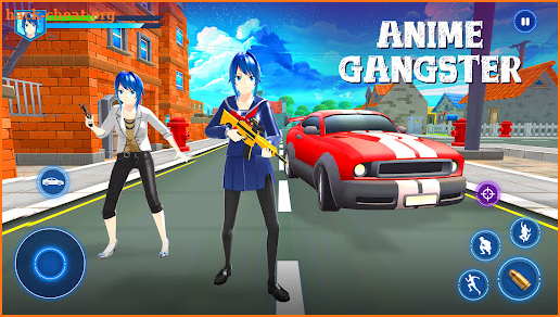 Sakura Anime Grand Theft Gangster Game screenshot