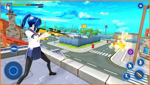 Sakura Anime Grand Theft Gangster Game screenshot