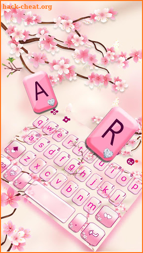 Sakura Blossom 2 Keyboard Theme screenshot