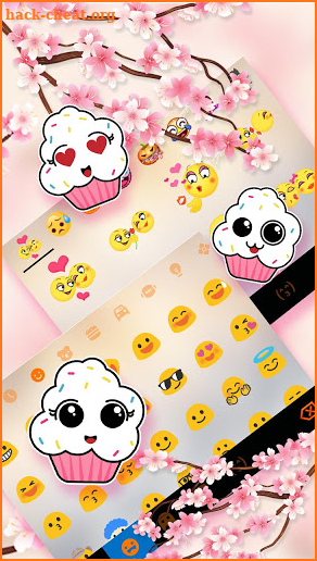 Sakura Blossom 2 Keyboard Theme screenshot