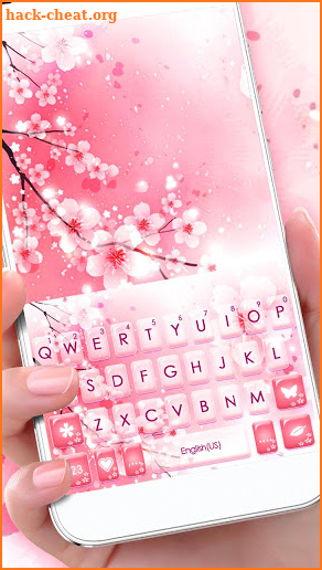 Sakura Blossom Keyboard Theme screenshot
