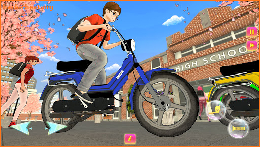 Sakura High School Girl Love Story Simulator Games screenshot