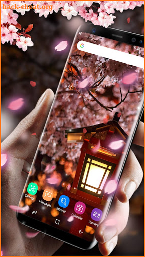 Sakura live wallpaper & moving background screenshot