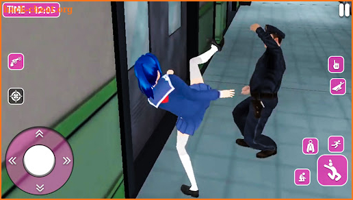 Sakura School Girl Life Fun 3D screenshot