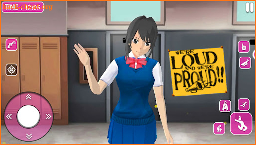 Sakura School Girl Life Fun 3D screenshot