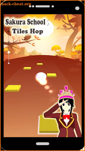 Sakura School Magic Tiles Hop screenshot