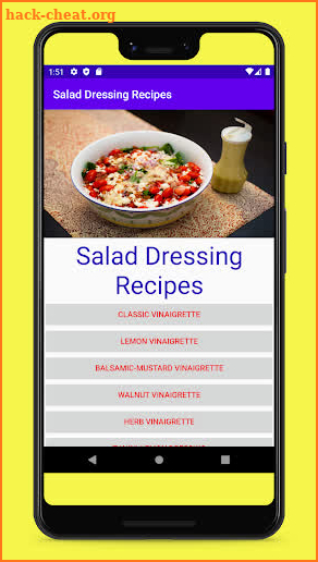 Salad Dressing Recipes screenshot