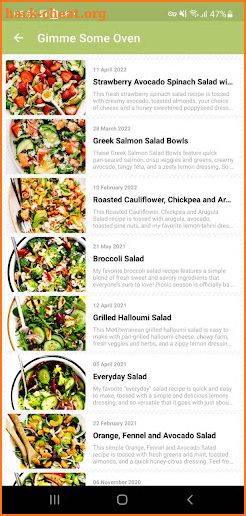 Salads Eplato screenshot