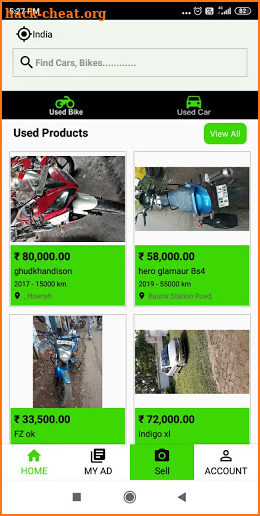 Sale Gaadi: Buy & Sell Car & Bike Online screenshot