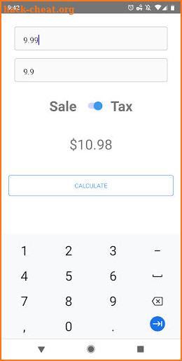 Sales & Tax Calculator screenshot