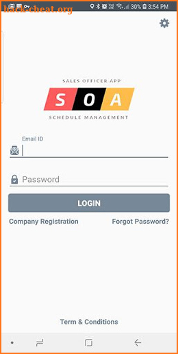 Sales Officer Management App screenshot