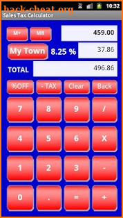 Sales Tax Discount Calculator screenshot