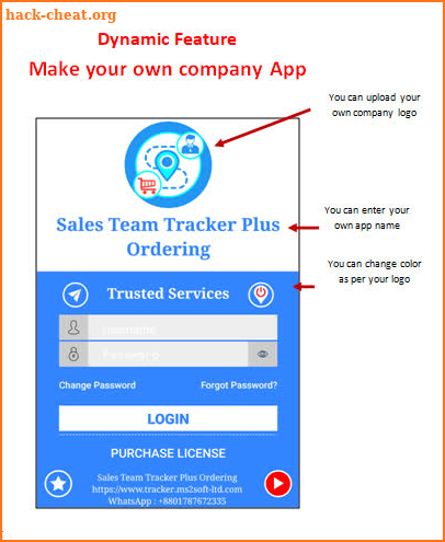 Sales Team Tracker Plus Ordering screenshot
