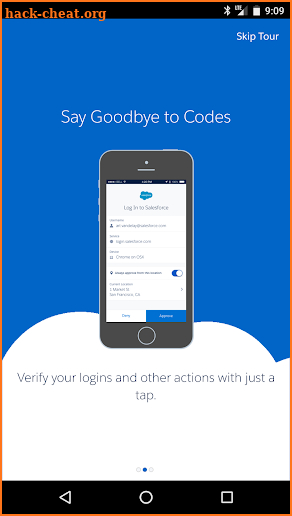 Salesforce Authenticator screenshot