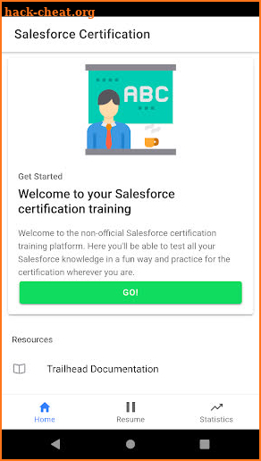 Salesforce Trailhead Certification Practice screenshot