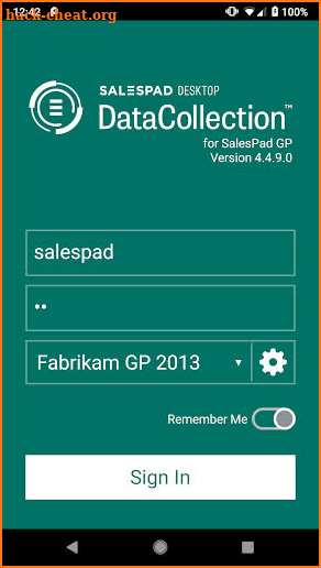 SalesPad DataCollection screenshot