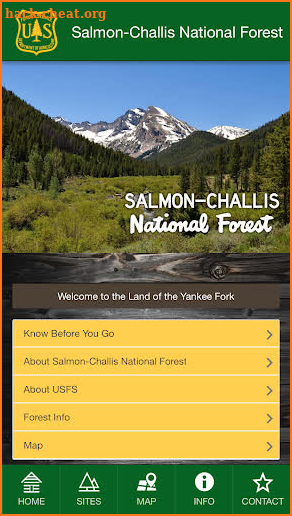 Salmon-Challis National Forest screenshot
