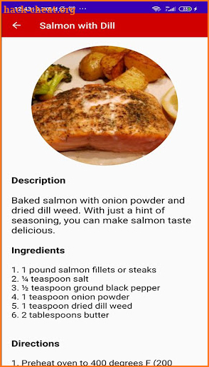 Salmon Recipes screenshot