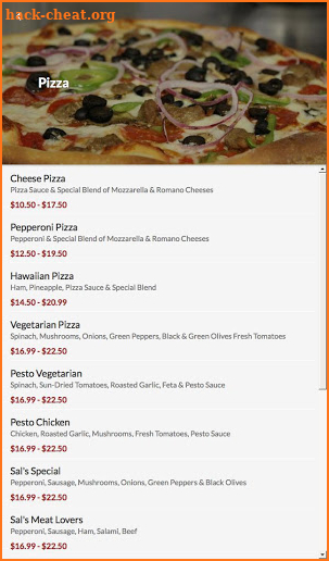 Sal's Pizza Murfreesboro screenshot