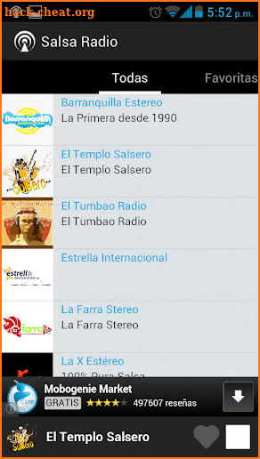 Salsa Radio screenshot