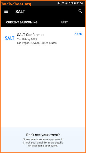 SALT Conference 2019 screenshot