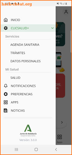 Salud Andalucía screenshot