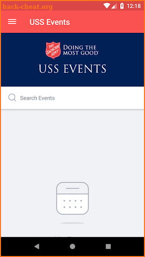 Salvation Army USS Events screenshot