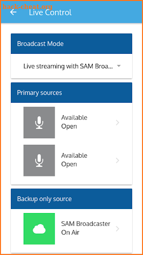 SAM Broadcaster Cloud screenshot