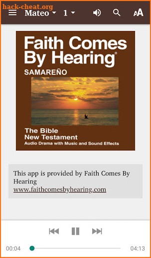 Samareno Audio Bible screenshot