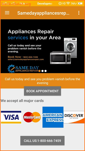 Same day Appliances Repair screenshot