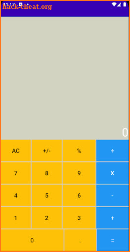 Sample calculator screenshot