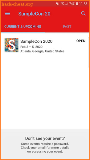 SampleCon 2020 screenshot