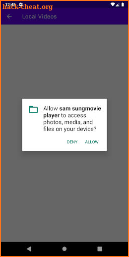 SAMS UNG Screen mirroring App screenshot
